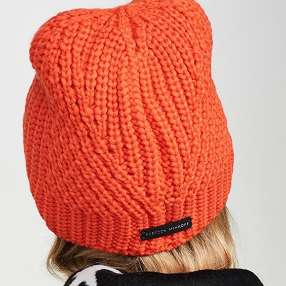 YELLOW Rebecca Minkoff Beanie - Picture 1 of 5